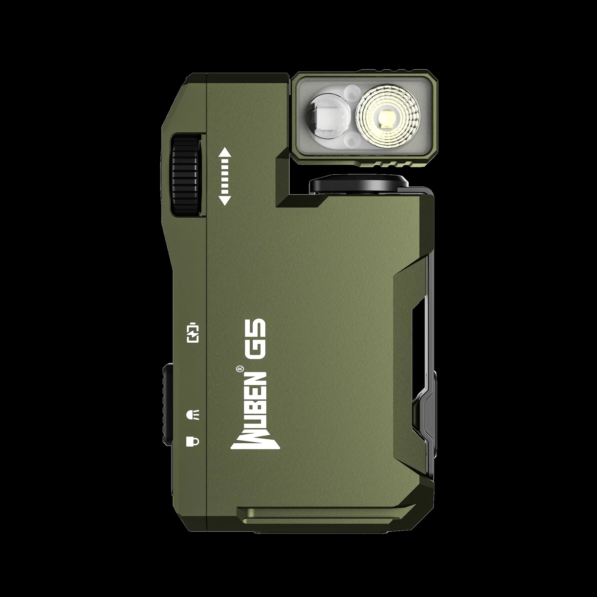 G5 EDC Flashlight 400Lumens Rgb&White Type-C Rechargeable Pocket-Sized Brilliance Keychain Light Bulit-In Battery