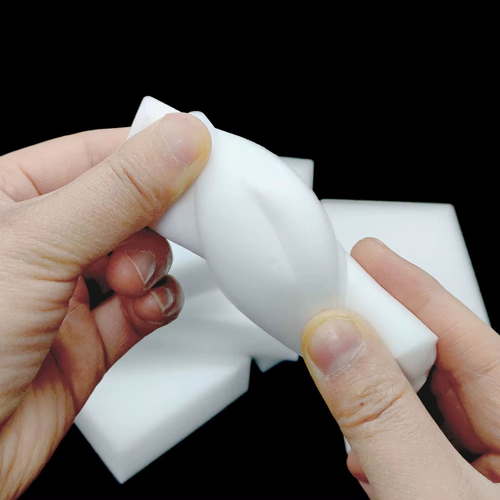 Transform Your Cleaning Routine with 1-100Pcs Magic Melamine Sponge Eraser - Ultimate Kitchen & Bathroom Cleaner!