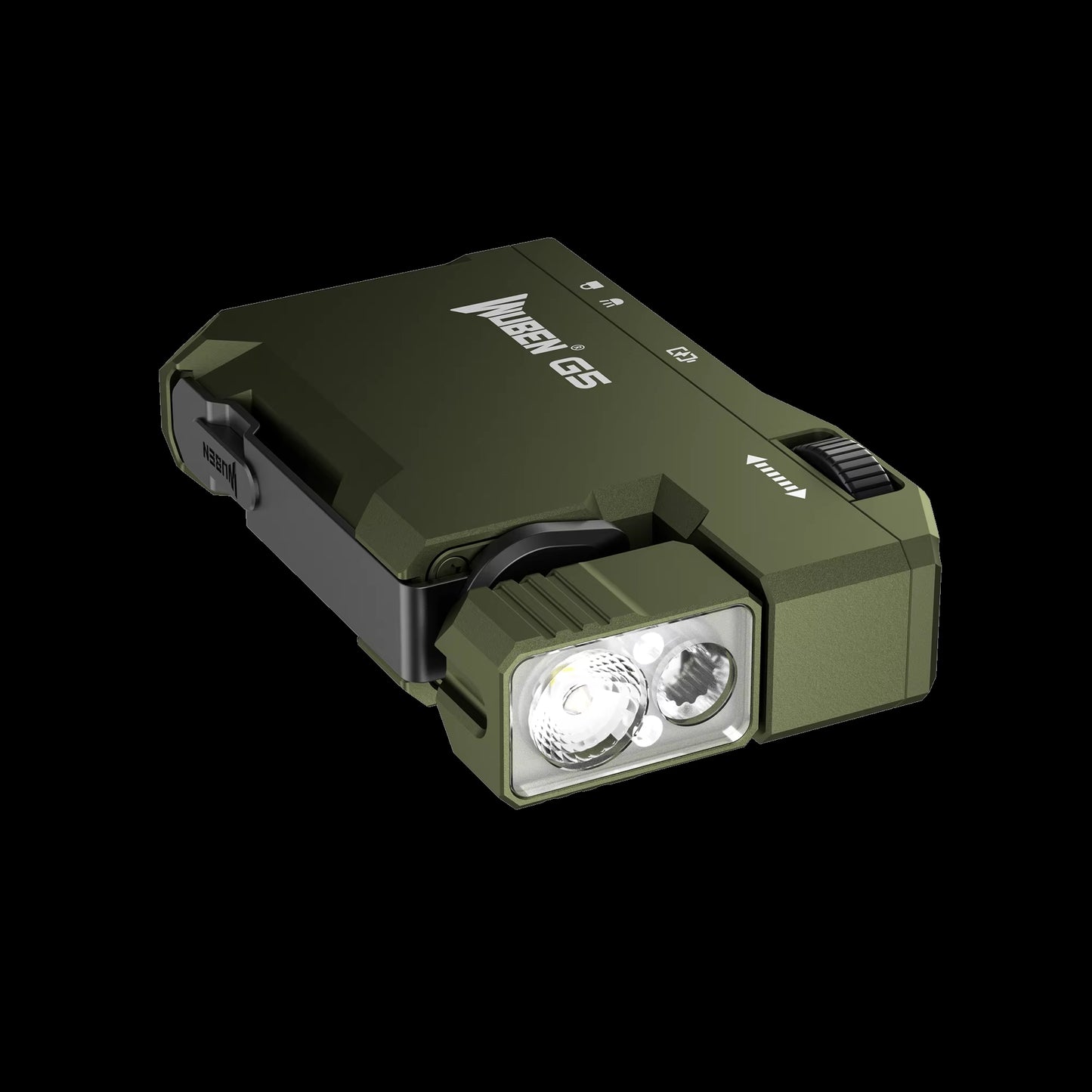 G5 EDC Flashlight 400Lumens Rgb&White Type-C Rechargeable Pocket-Sized Brilliance Keychain Light Bulit-In Battery